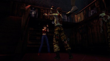 resident evil code veronica claire fighting