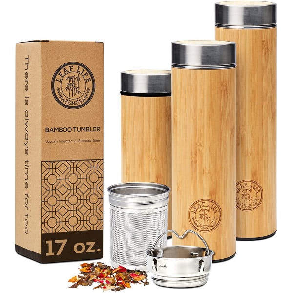 LeafLife Premium Bamboo Thermos