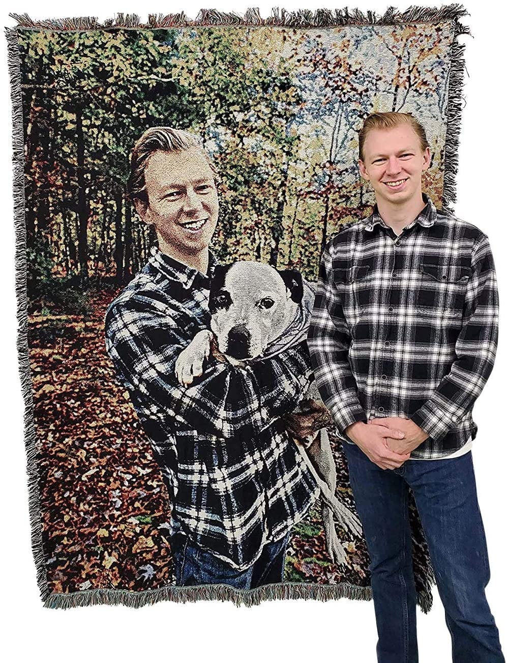 Pure Country Weavers Personalized Woven Cotton Blanket