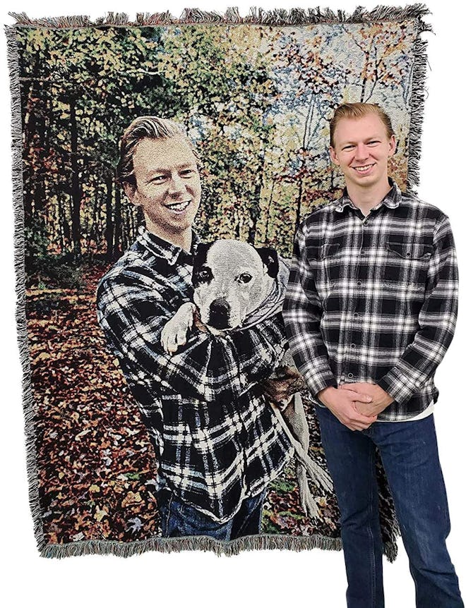 Pure Country Weavers Personalized Woven Cotton Blanket