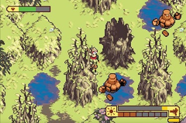 Boktai screenshot of woods with dead trees
