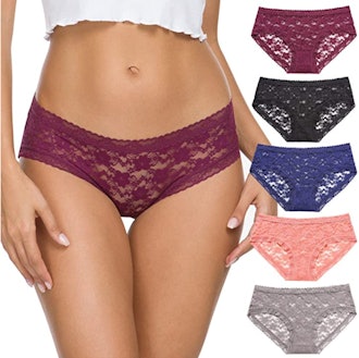 Wealurre Lace Seamless Hipster (5 Pack)