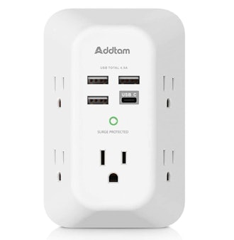 Addtam USB Wall Charger Surge Protector