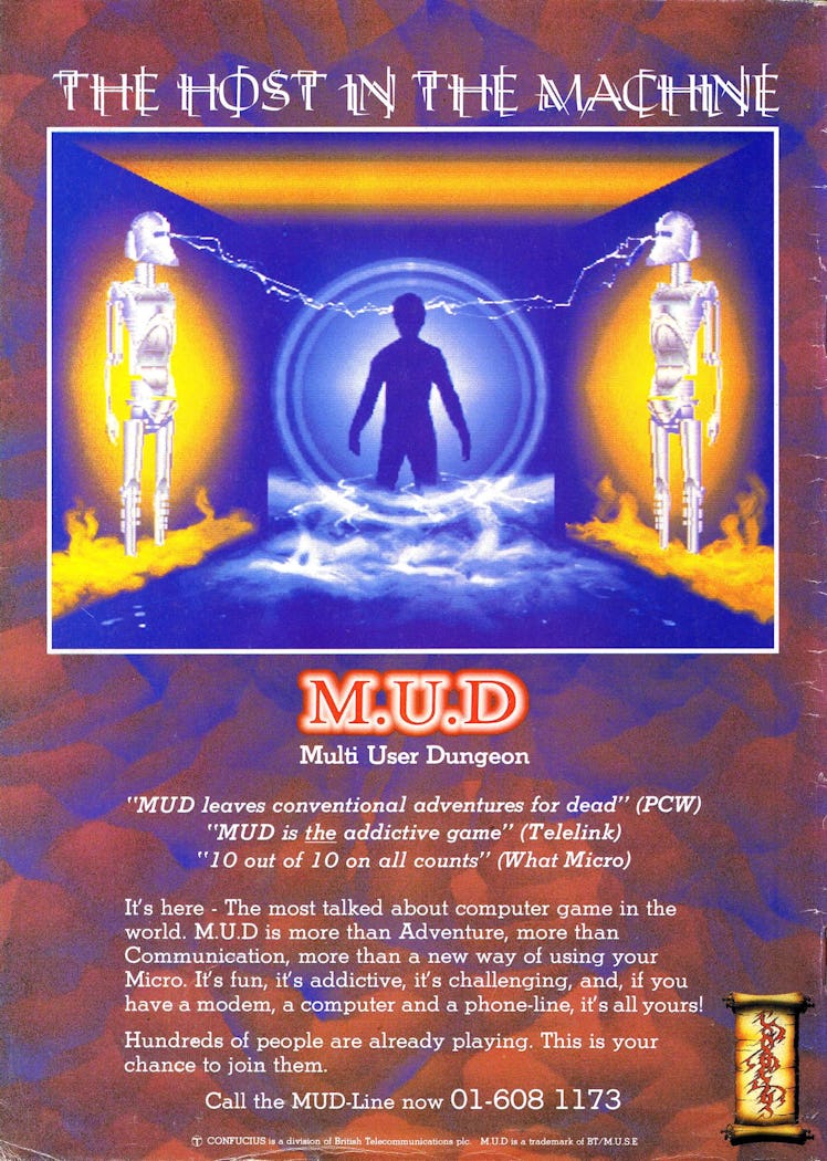 a rundown of MUD, or multi user dungeon