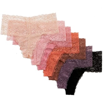 Alyce Intimates Lace Thong (7-Pack)
