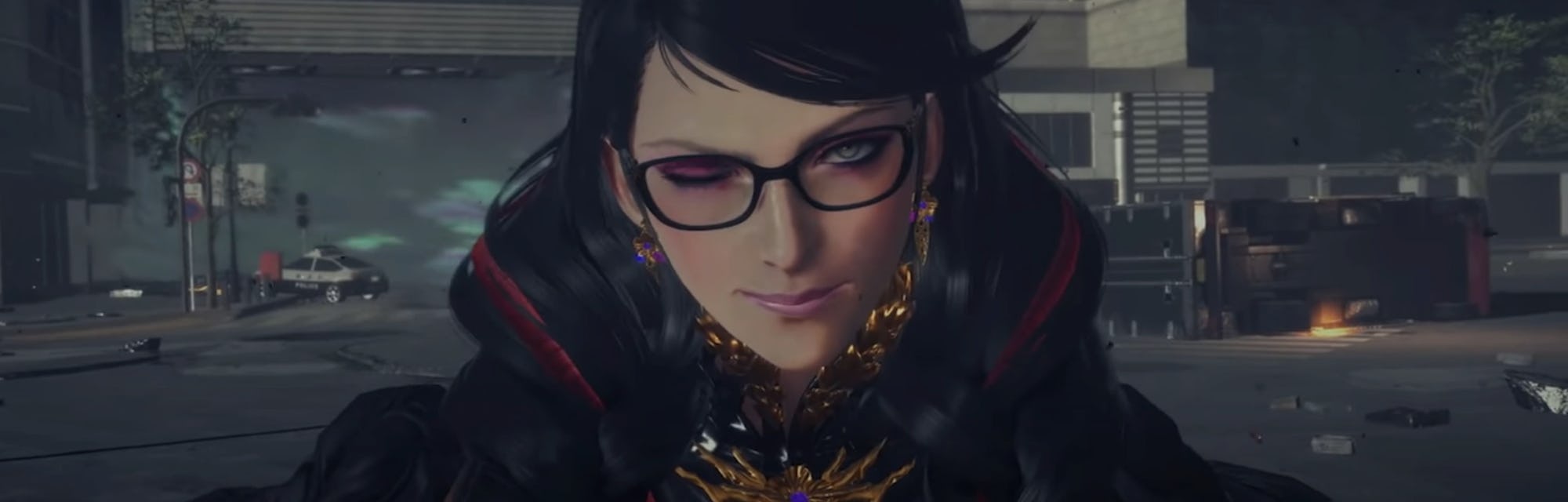 A screengrab from a Bayonetta 3 trailer