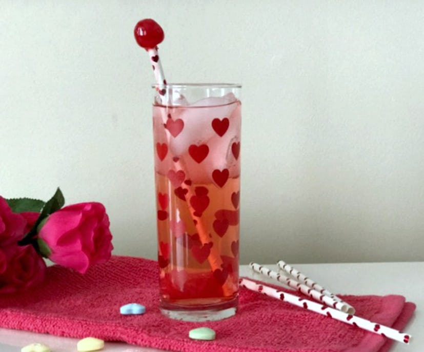 Valentine's Day drink ideas.