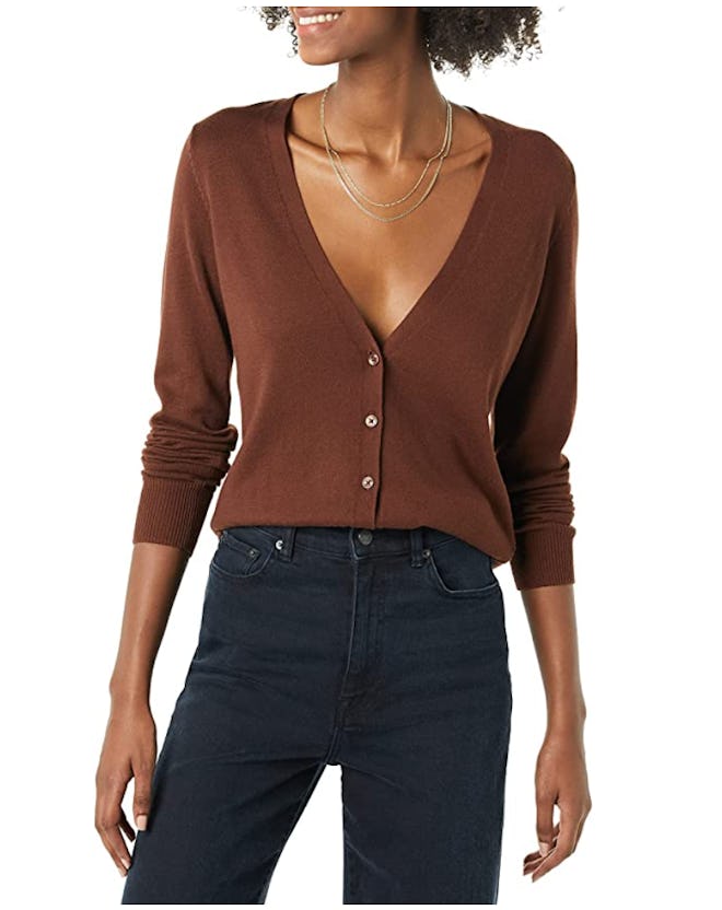 Amazon Essentials Lightweight V-Neck Cardigan