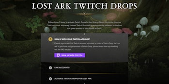 lost ark twitch drop signup
