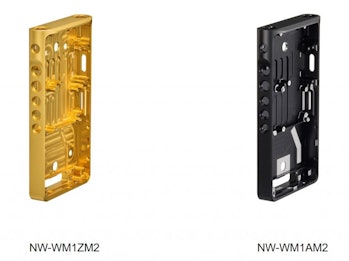 Sony's NW-WM1ZM2 has a gold-plated design.
