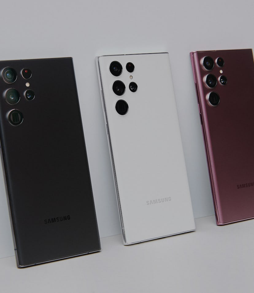 Three new colors of the Galaxy S22 Ultra