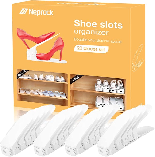 Neprock Shoe Slots Organizers (20-Pack)