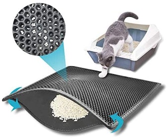kaxionage Double-Layer Cat Litter Mat