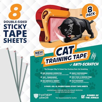 Panther Armor Cat Scratch Deterrent Tape (8-Pack)