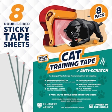 Panther Armor Cat Scratch Deterrent Tape (8-Pack)
