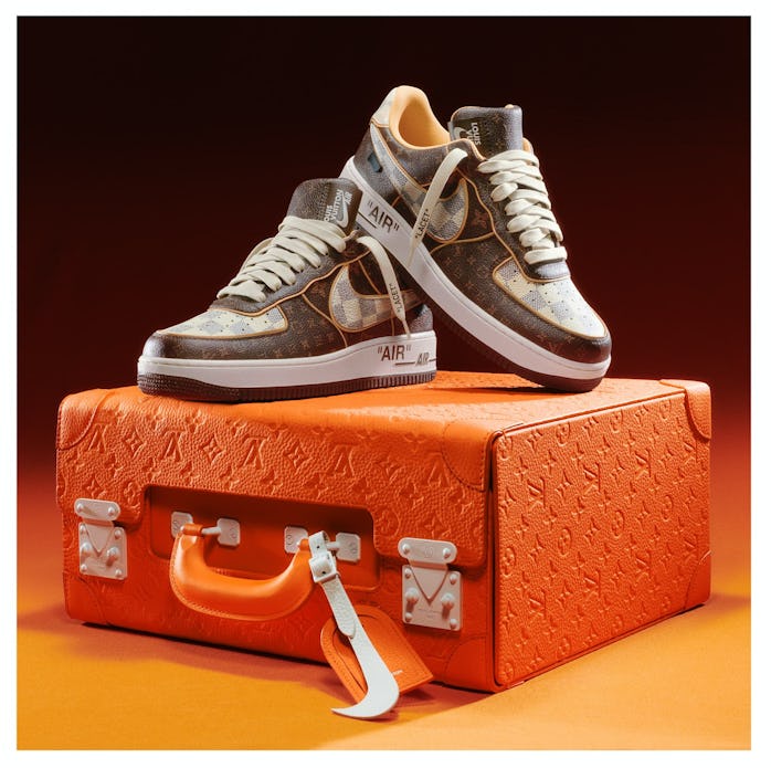 Louis Vuitton Nike Air Force 1 Sotheby's Auction