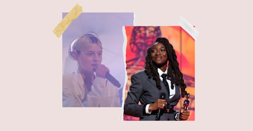 Emma Corrin and Little Simz at the BRIT Awards 2022