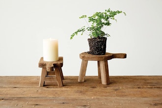 Creative Co-Op Rectangle Wood Pedestal 