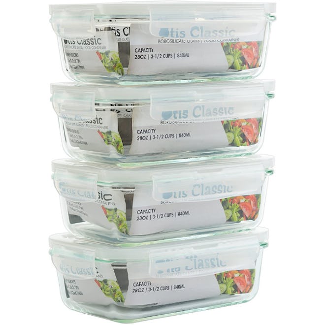 Otis Classic Glass Food Storage Containers (4 Pack)