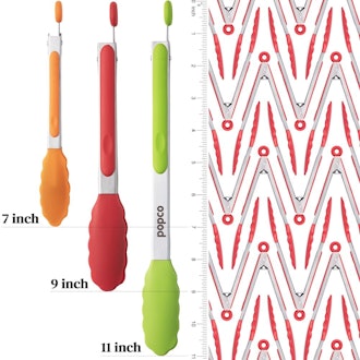 Popco Silicone Tongs (Set of 3)
