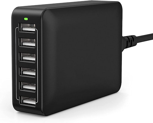 6-Port Desktop USB Charging Station