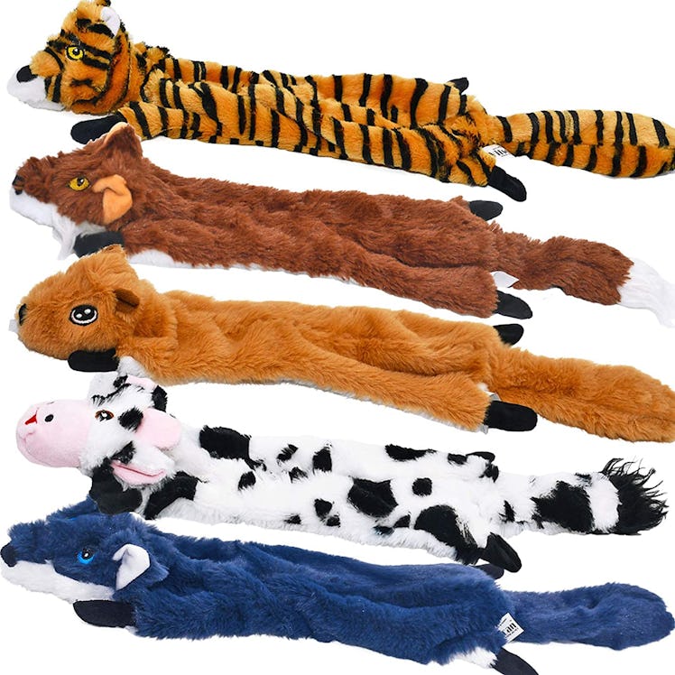 SHARLOVY Plush Dog Toys (5-Pack)