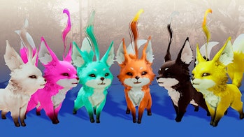 image of fox-like Saphia pets from Lost Ark game