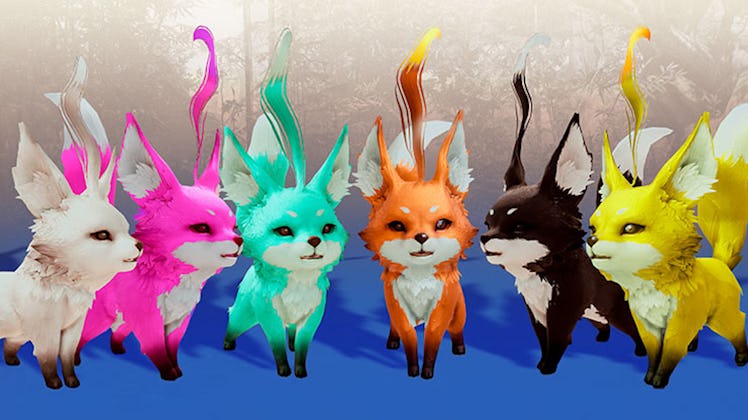 image of fox-like Saphia pets from Lost Ark game