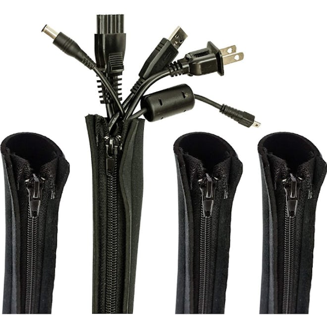 Blue Key World Cable Management Sleeve (4 Pack)