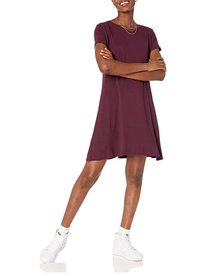 Amazon Essentials  Scoop-Neck Swing Dress
