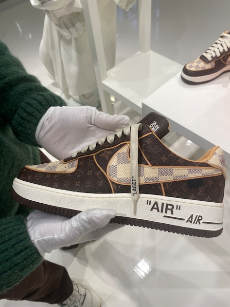 Nike's rare Louis Vuitton Air Force 1 shoes sold for as much as $350,000
