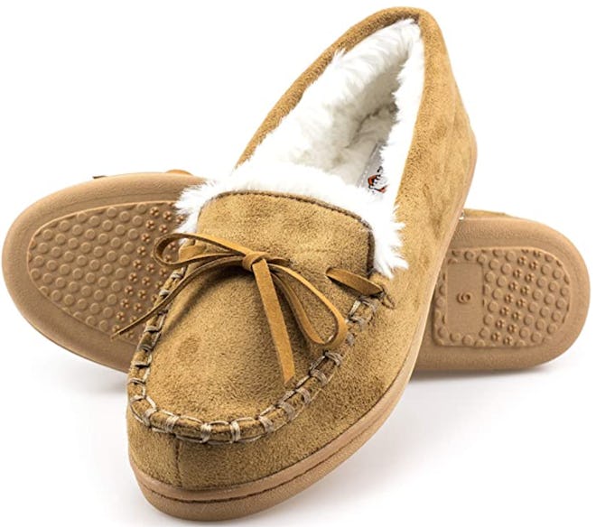 ArcticShield Memory Foam Moccasin Slippers