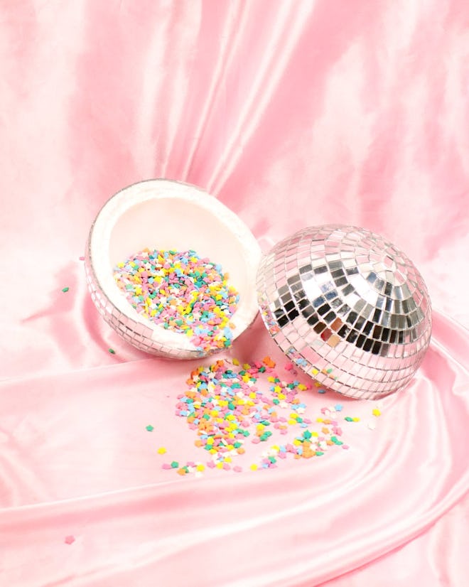 valentine's day zoom backgrounds Candy Disco Ball Background