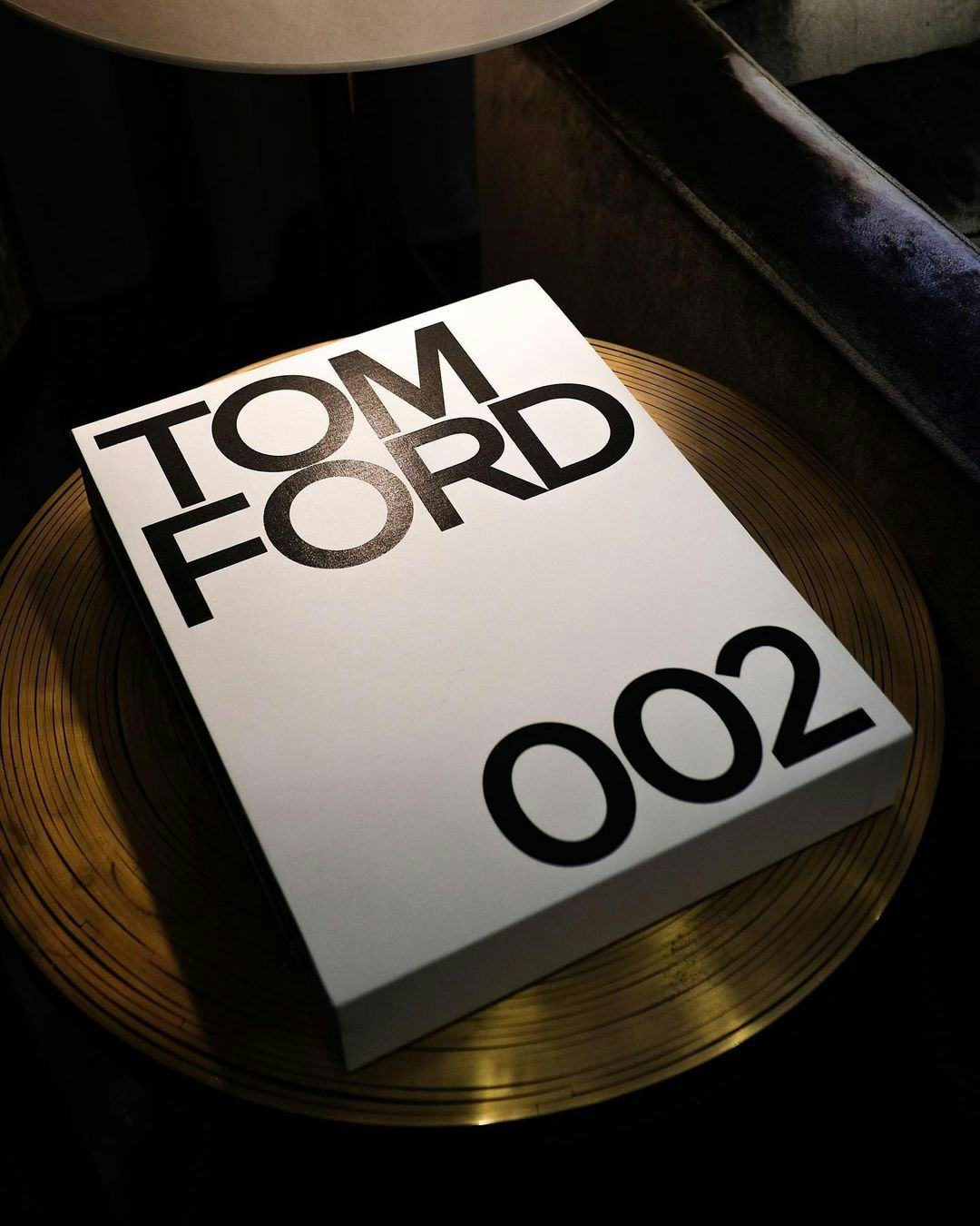 The cover of the 'Tom Ford 002' fashion book