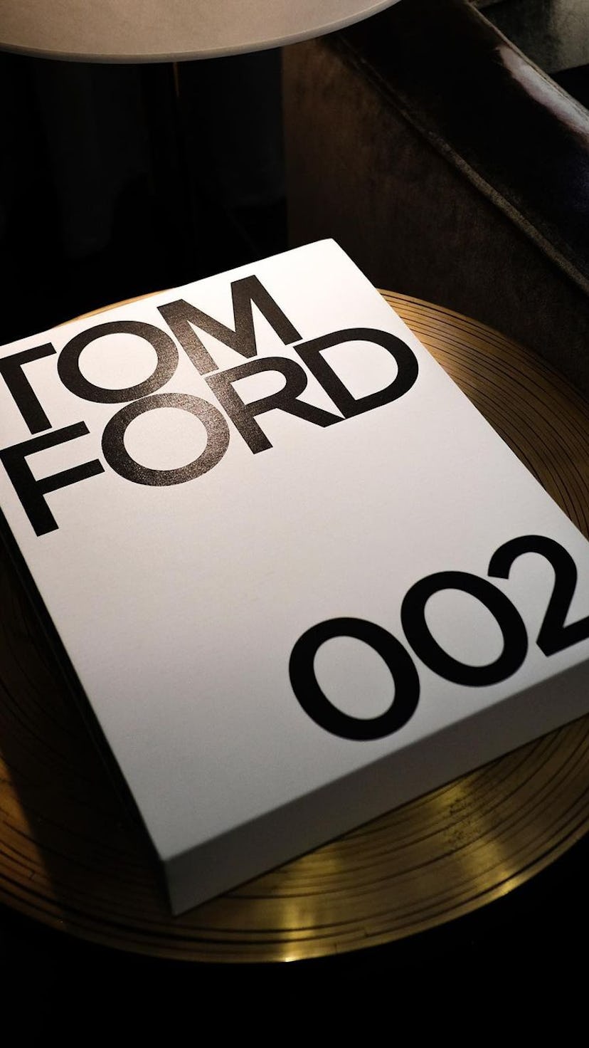 The cover of the 'Tom Ford 002' fashion book
