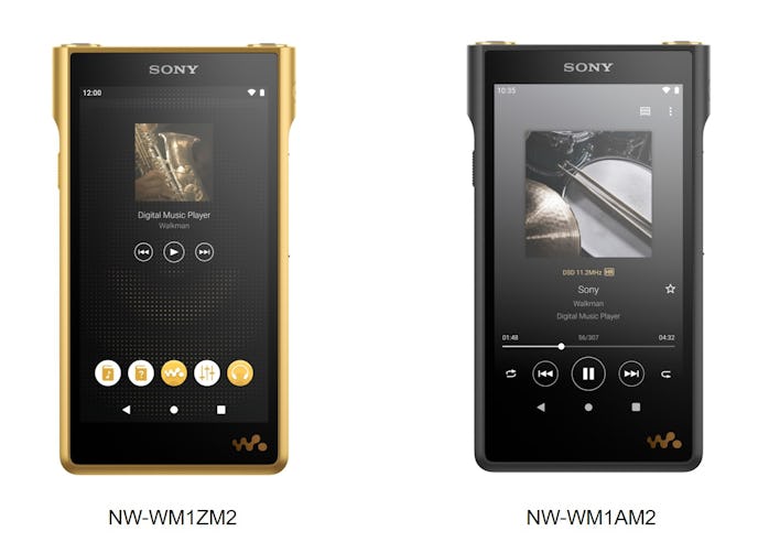 Sony's NW-WM1ZM2 and NW-WM1ZM2