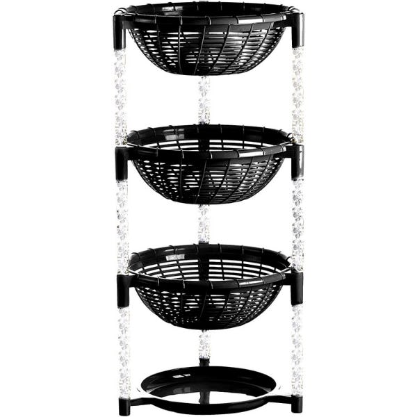 Uncluttered Designs Stacking Basket Bins