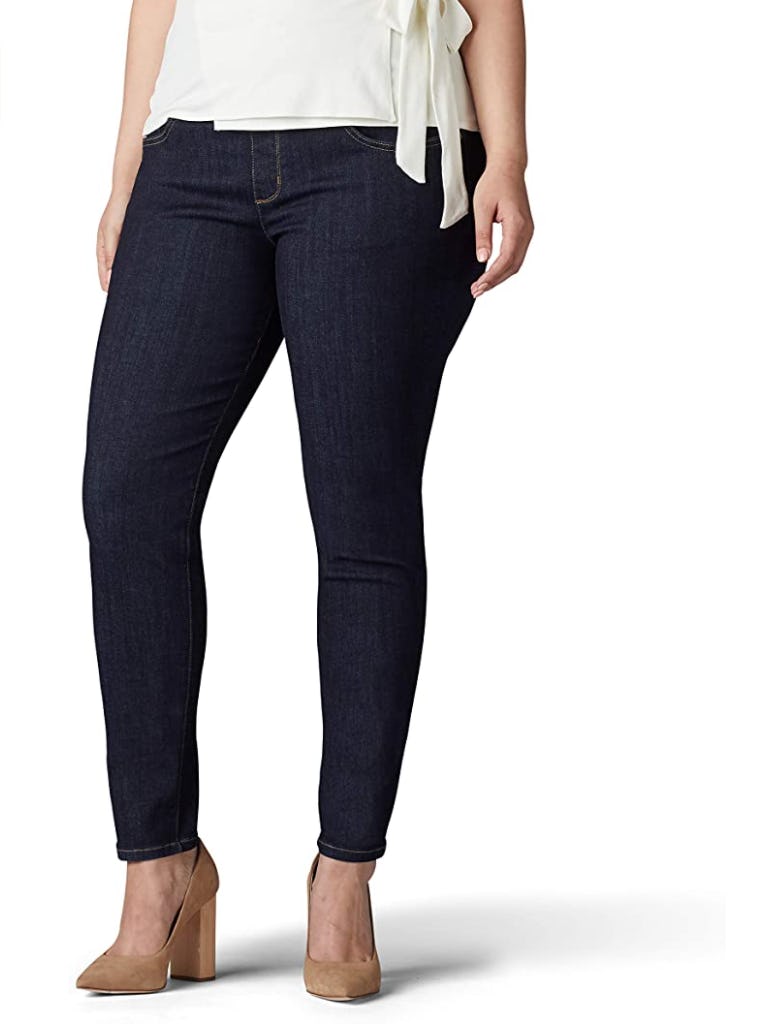 Lee Plus Size Sculpting Slim Fit Skinny Leg Pull on Jean