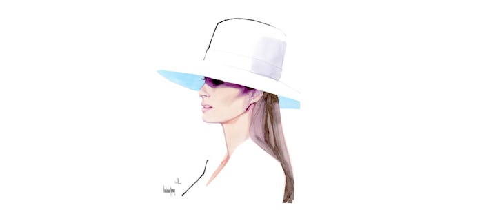 Melania Trump watercolor hat NFT