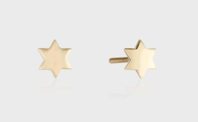 Gold Star Earrings are the best hypoallergenic baby earrings with safety backs