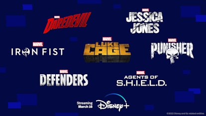 Dinsey+'s Netflix Marvel Announcement Key Art