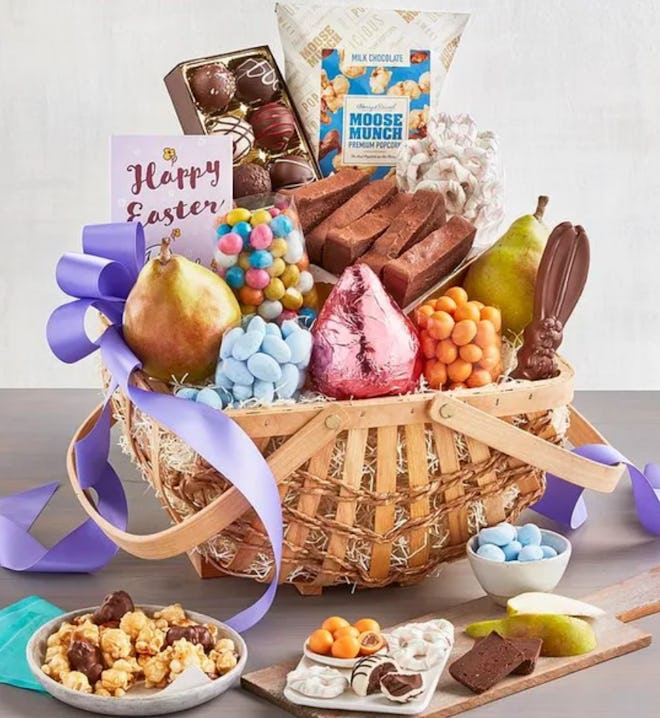 This Harry & David gift basket is a great premade Easter basket option for parents. 