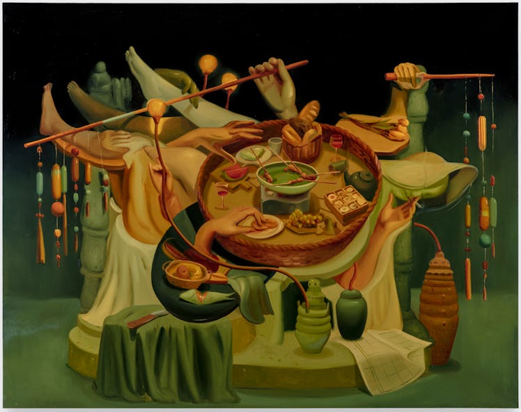 An interpretation of "Le déjeuner sur l'herbe" by Dominique Fung