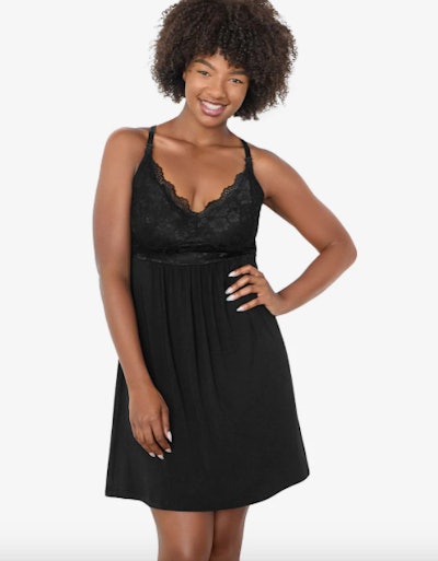 Lucille Maternity Gown is a great boudoir maternity lingerie option
