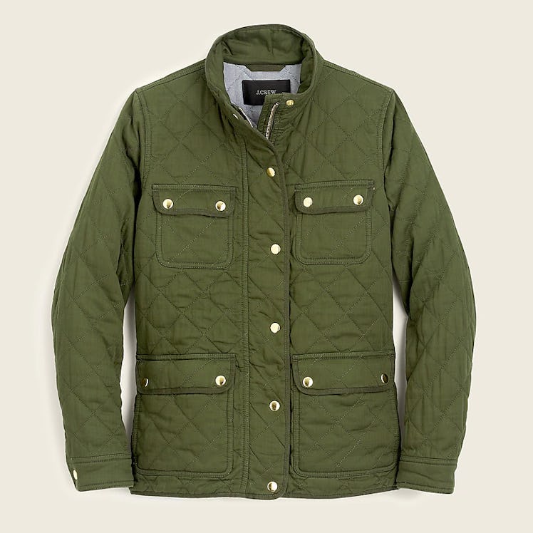 J.Crew Quilted Downtown Field Jacket. 
