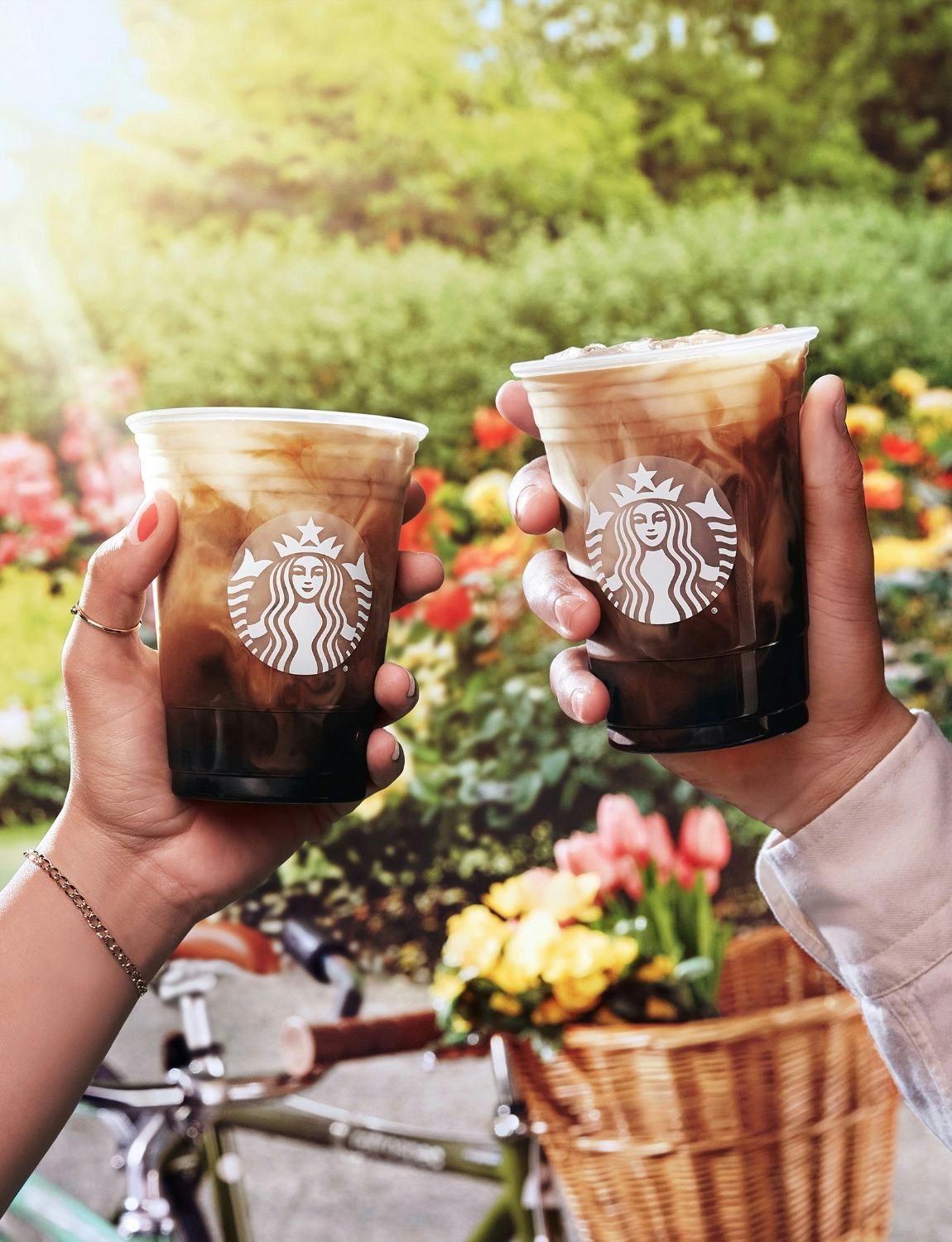 Starbucks' spring 2022 menu has a new Iced Shaken Espresso with oat milk.