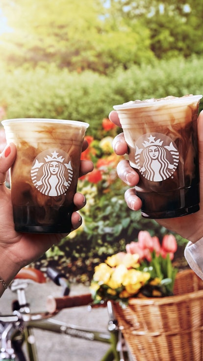 Starbucks' spring 2022 menu has a new Iced Shaken Espresso with oat milk.