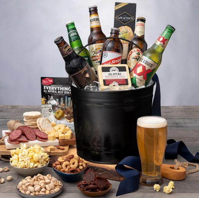 This premade Easter basket for parents is fulled with craft beer.