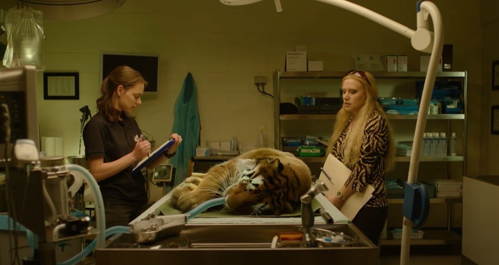 Kate McKinnon as Carole Baskin and Marlo Kelly as Carole's daughter Jamie Murdock in 'Joe vs. Carole...