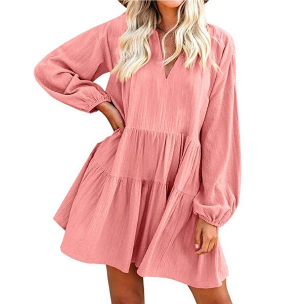 FANCYINN Ruffle Swing Dress